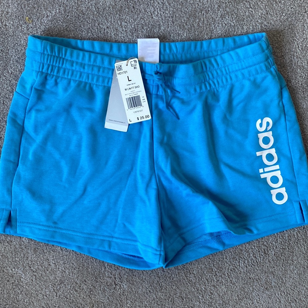 Adidas sweat shorts. Size L